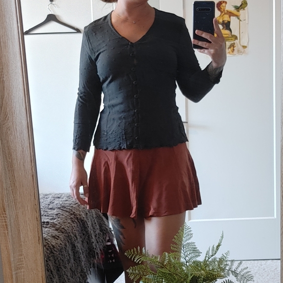 Johnny Was Jade/Gray Boho Top - Picture 5 of 15